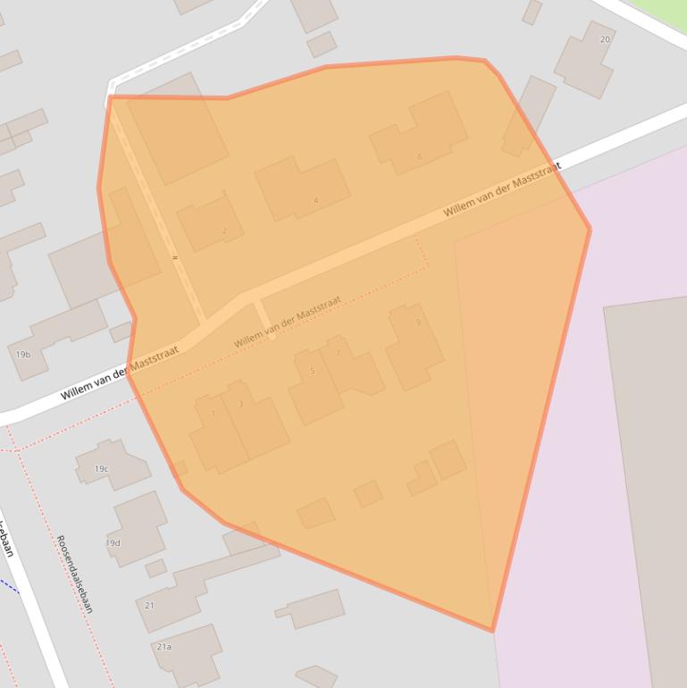 Kaart van postcodegebied 4751RK.