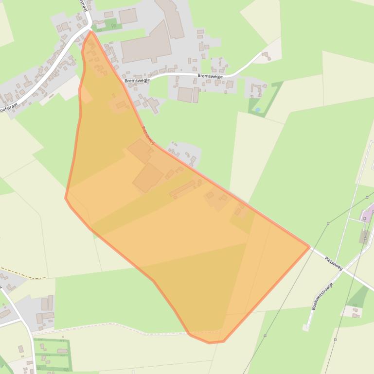 Kaart van postcodegebied 4751RV.