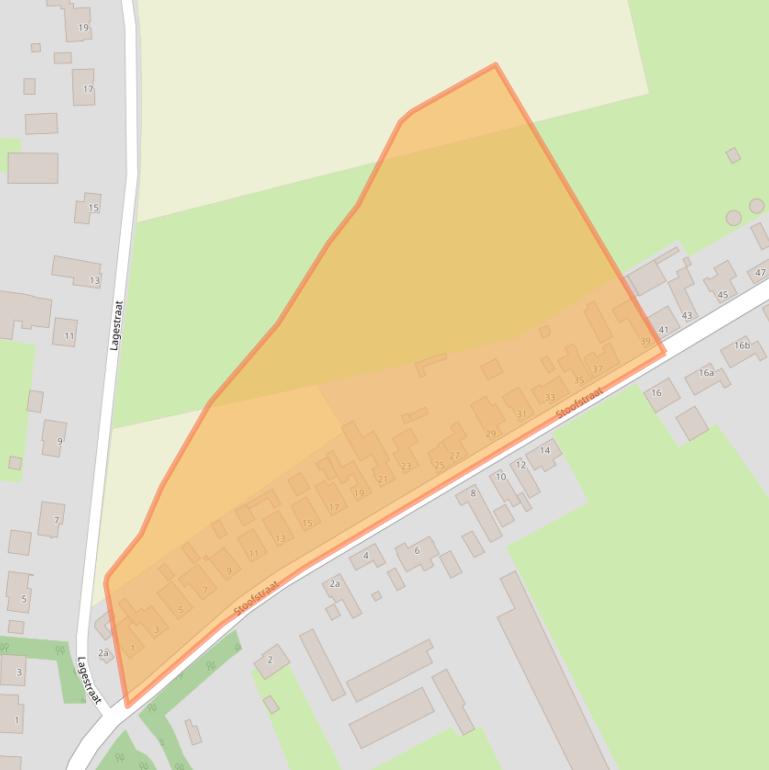 Kaart van postcodegebied 4751WB.