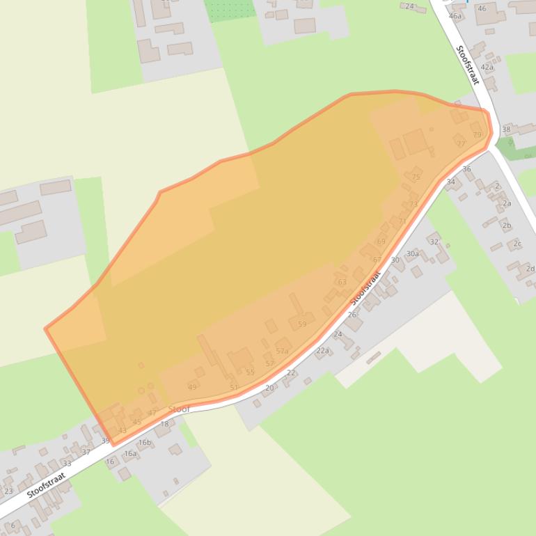 Kaart van postcodegebied 4751WC.