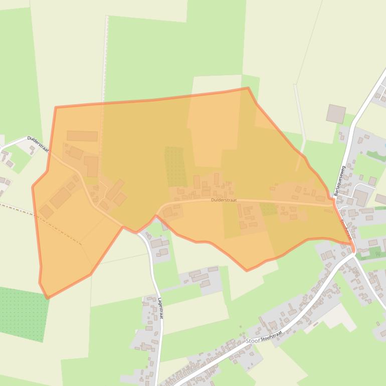 Kaart van postcodegebied 4751WH.