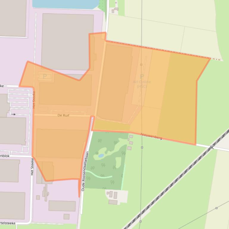 Kaart van postcodegebied 4751XH.