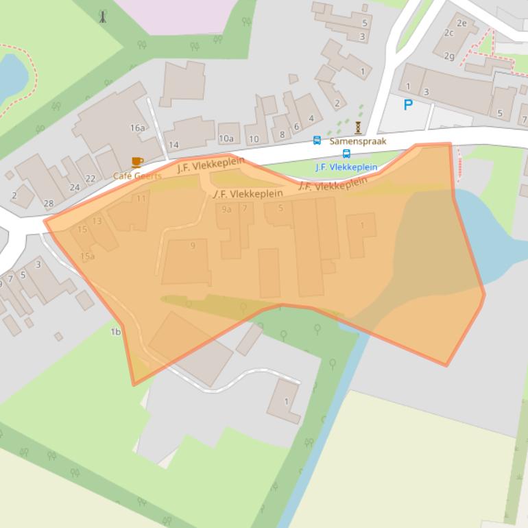 Kaart van postcodegebied 4754AB.