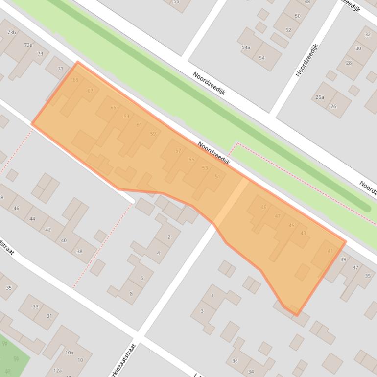 Kaart van postcodegebied 4754AG.