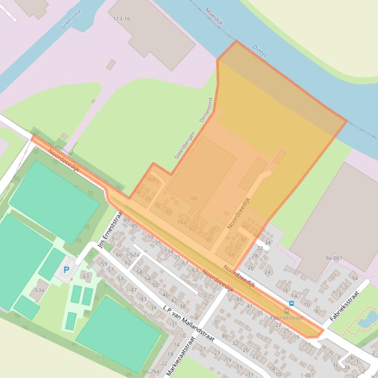 Kaart van postcodegebied 4754AK.