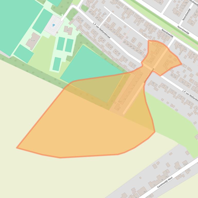 Kaart van postcodegebied 4754AR.