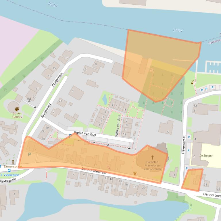 Kaart van postcodegebied 4754BA.