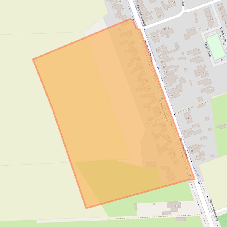 Kaart van postcodegebied 4756AA.