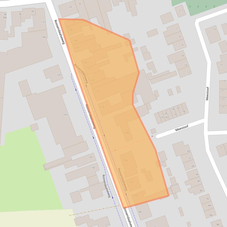 Kaart van postcodegebied 4756AE.