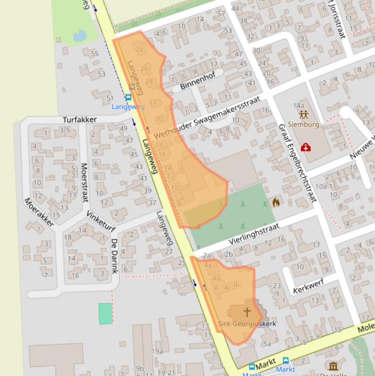 Kaart van postcodegebied 4756AK.