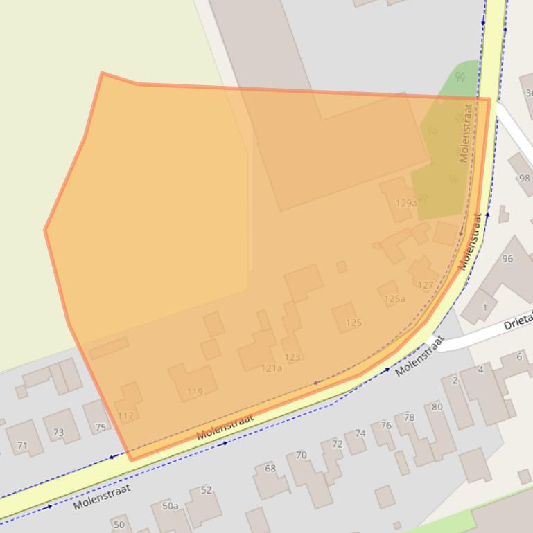 Kaart van postcodegebied 4756BC.