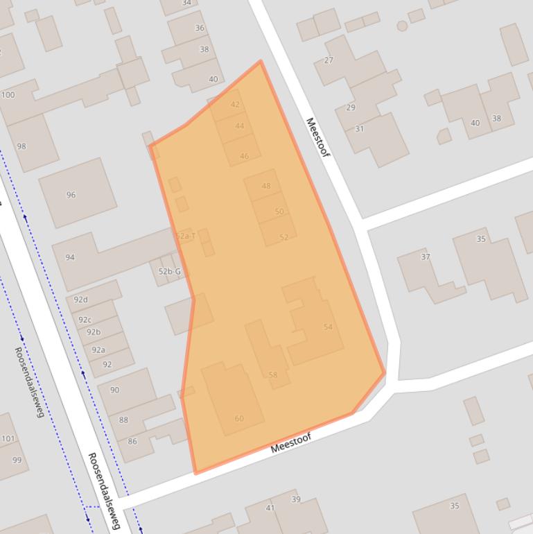 Kaart van postcodegebied 4756CK.