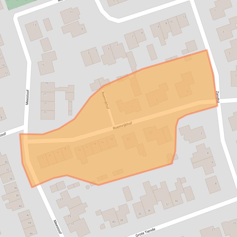 Kaart van postcodegebied 4756CM.