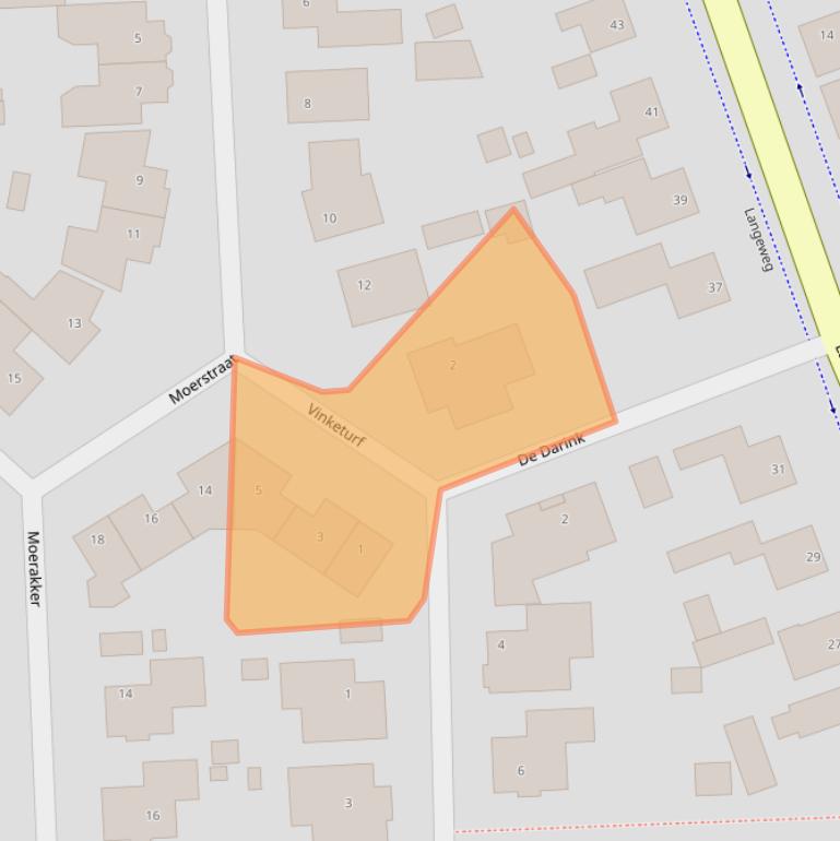 Kaart van postcodegebied 4756CW.