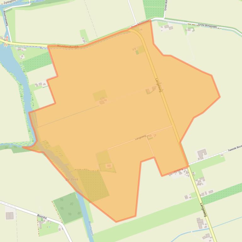 Kaart van postcodegebied 4756SH.