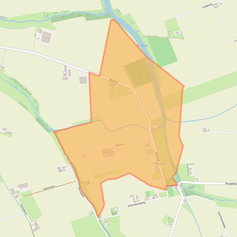 Kaart van postcodegebied 4756SN.