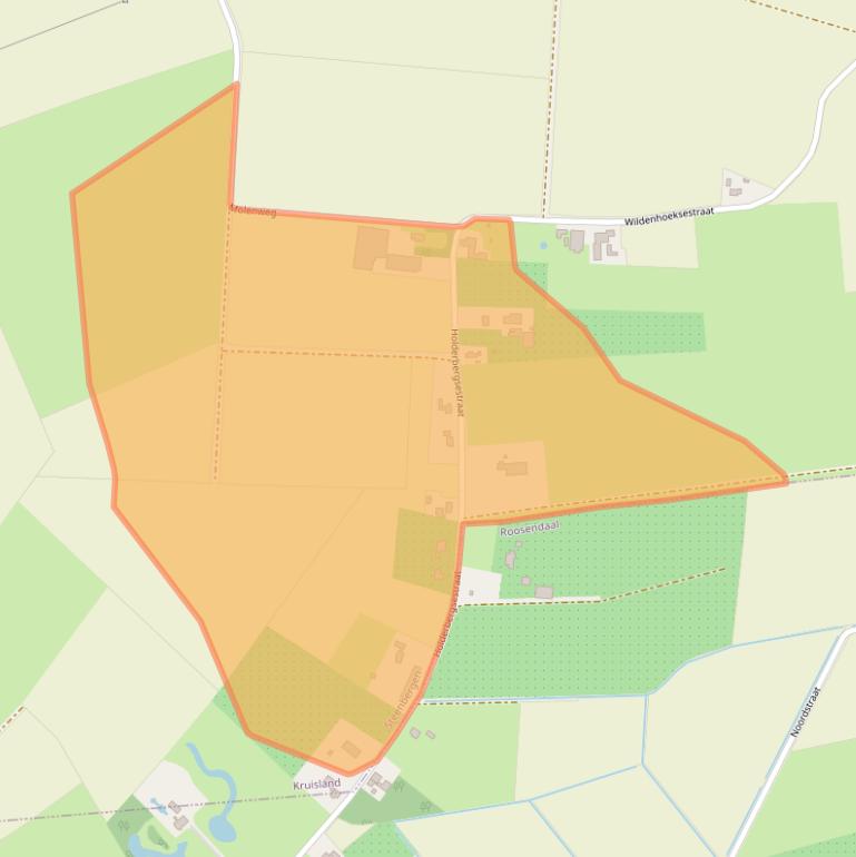 Kaart van postcodegebied 4756TG.
