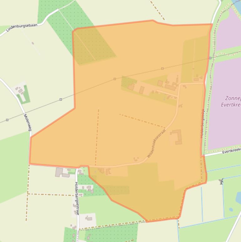 Kaart van postcodegebied 4756TH.