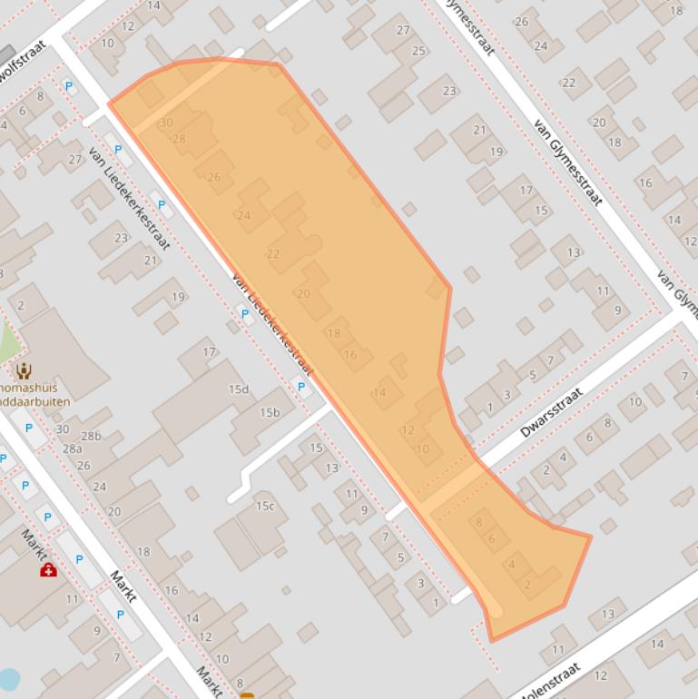 Kaart van postcodegebied 4758AH.