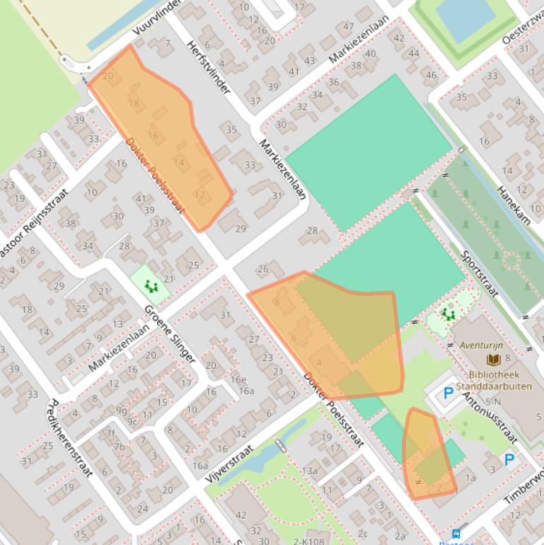 Kaart van postcodegebied 4758AN.