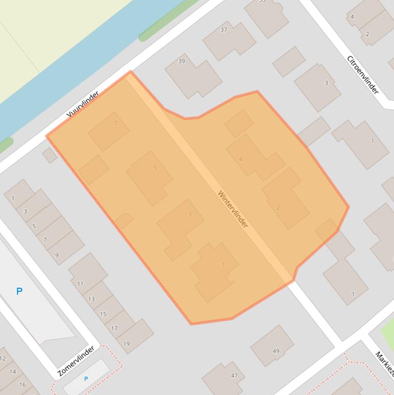 Kaart van postcodegebied 4758CG.