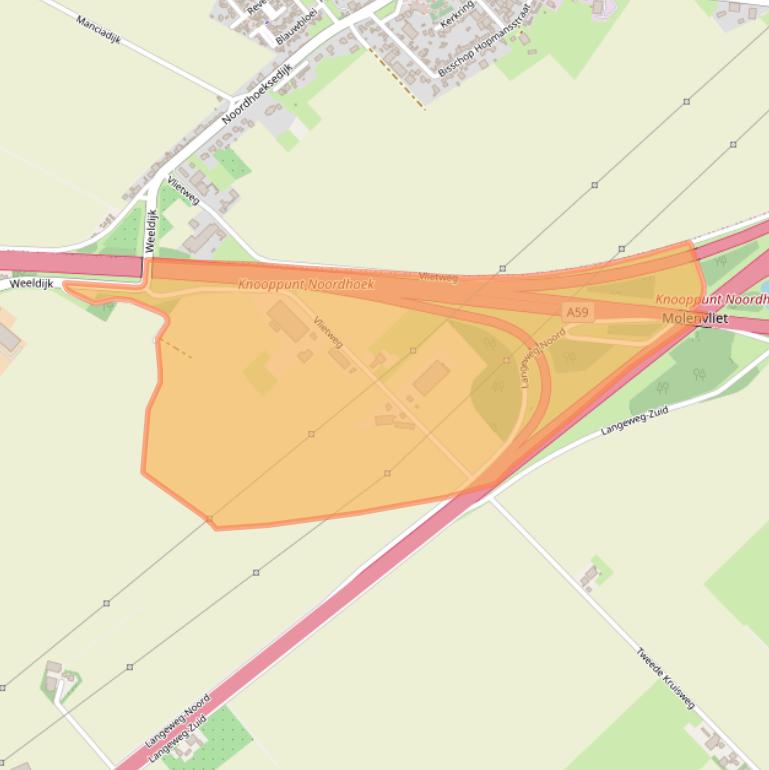 Kaart van postcodegebied 4758TJ.