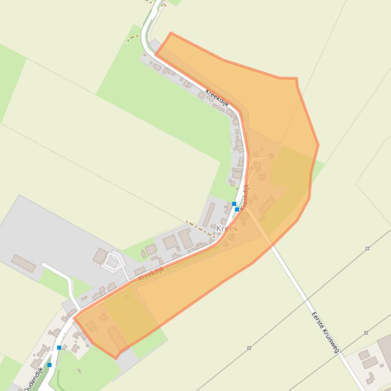 Kaart van postcodegebied 4758TN.