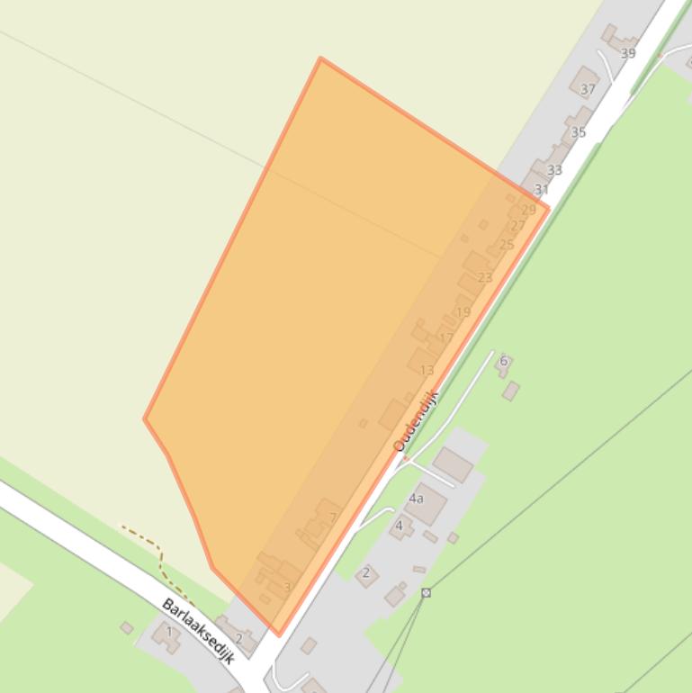 Kaart van postcodegebied 4758TR.