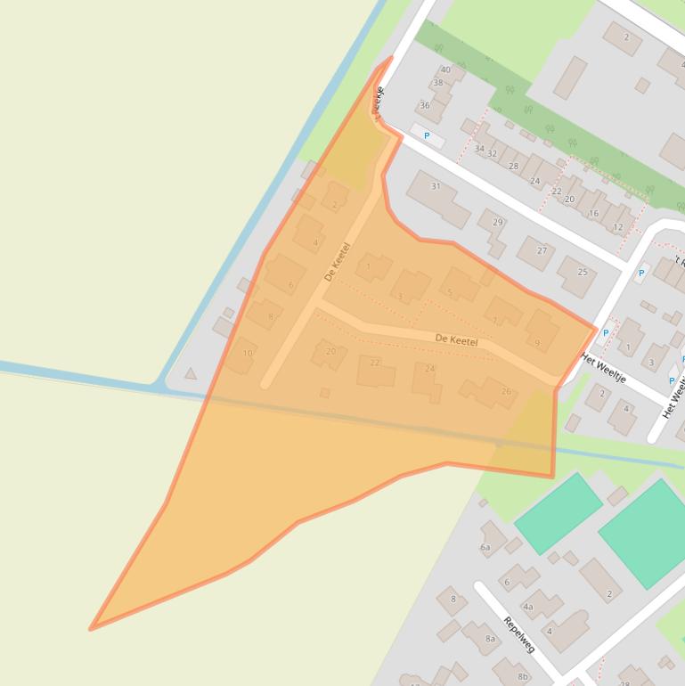 Kaart van postcodegebied 4759AH.