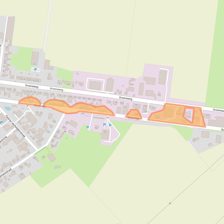 Kaart van postcodegebied 4759BJ.