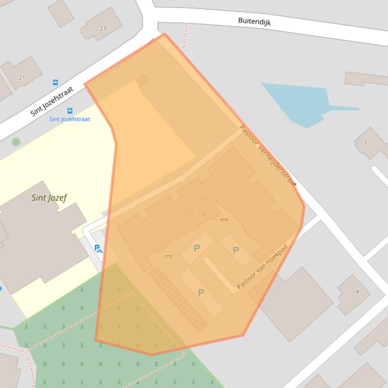 Kaart van postcodegebied 4759BL.