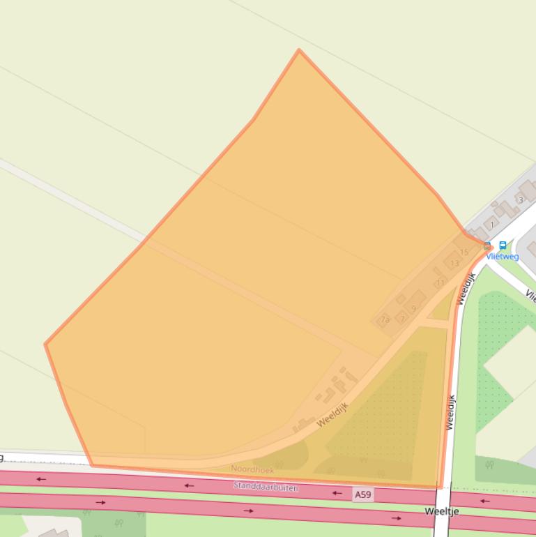 Kaart van postcodegebied 4759CD.