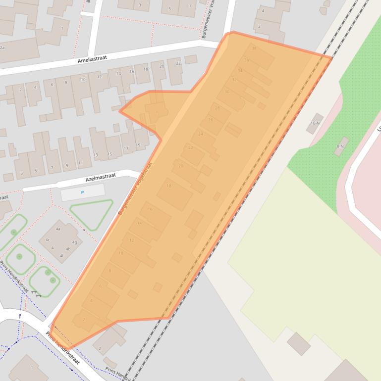 Kaart van postcodegebied 4761AA.