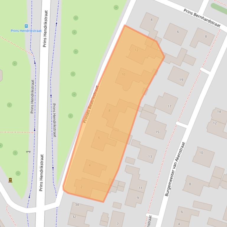 Kaart van postcodegebied 4761AG.