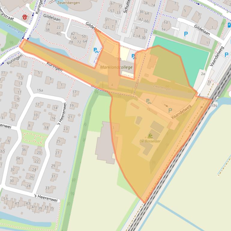 Kaart van postcodegebied 4761BC.