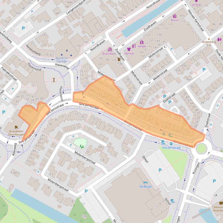 Kaart van postcodegebied 4761BL.