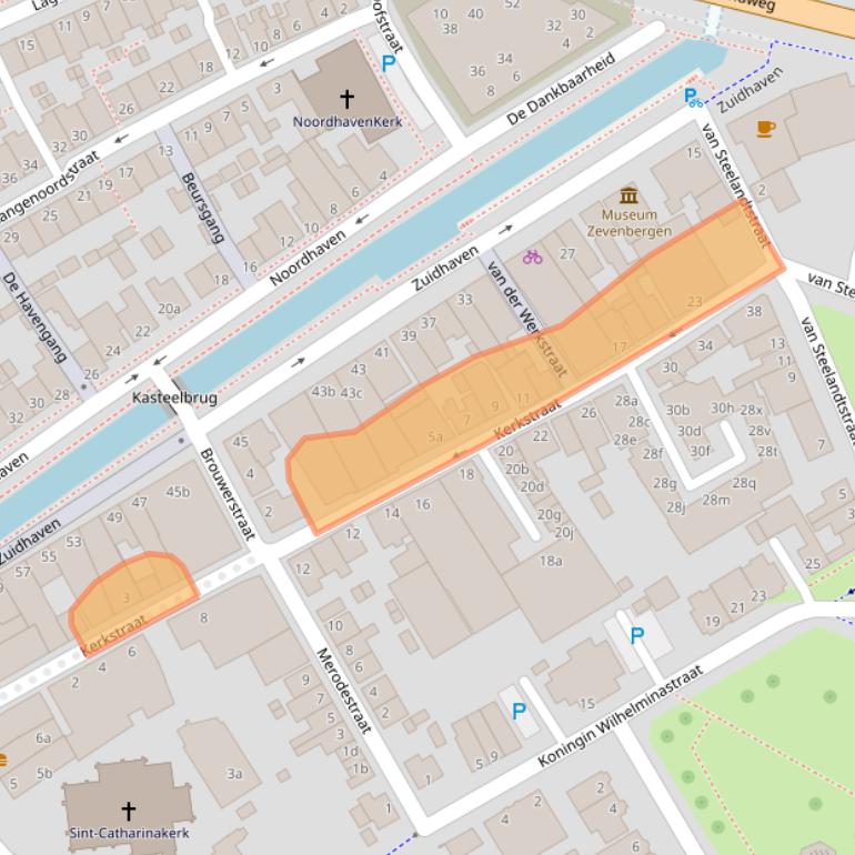 Kaart van postcodegebied 4761CA.