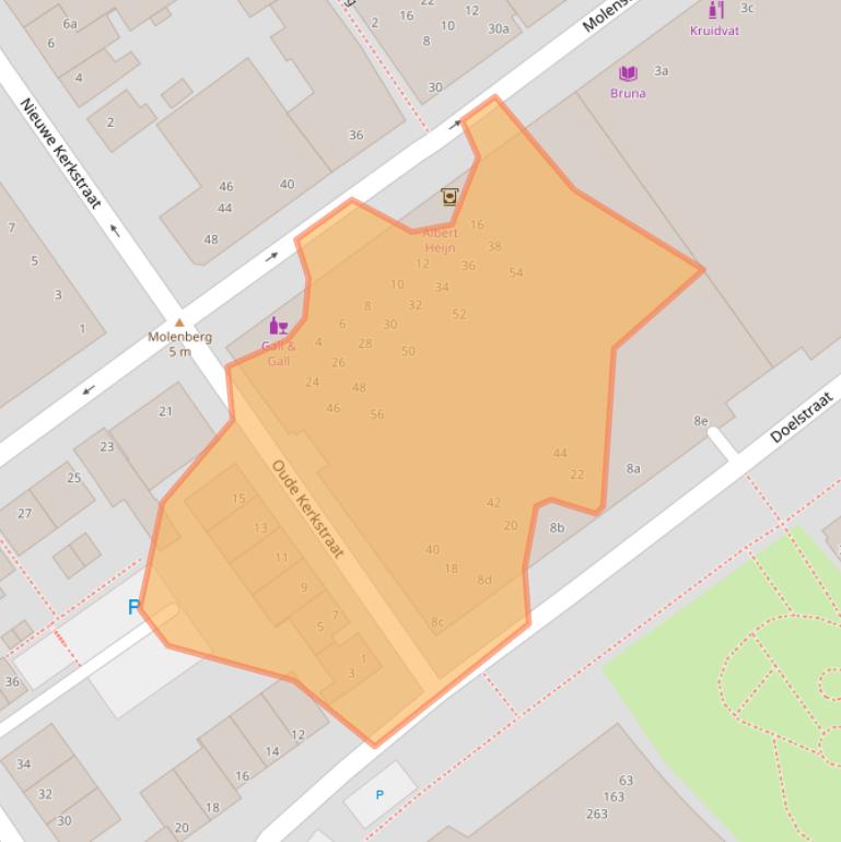 Kaart van postcodegebied 4761CH.