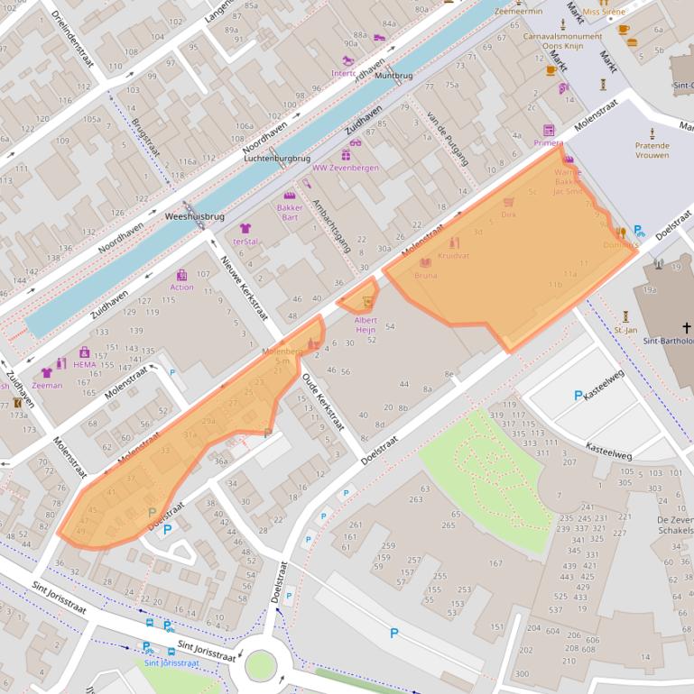 Kaart van postcodegebied 4761CJ.