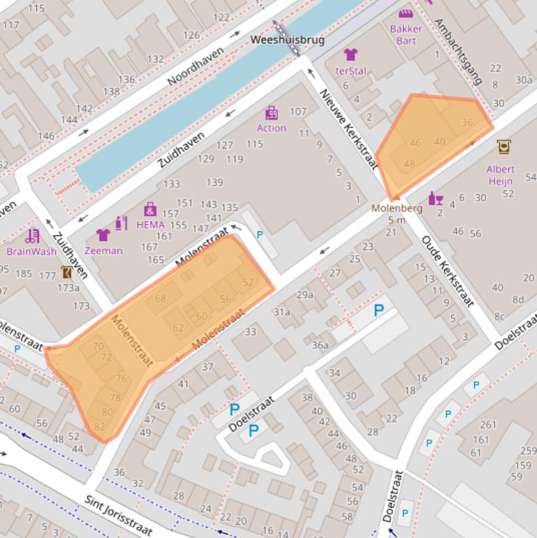 Kaart van postcodegebied 4761CL.