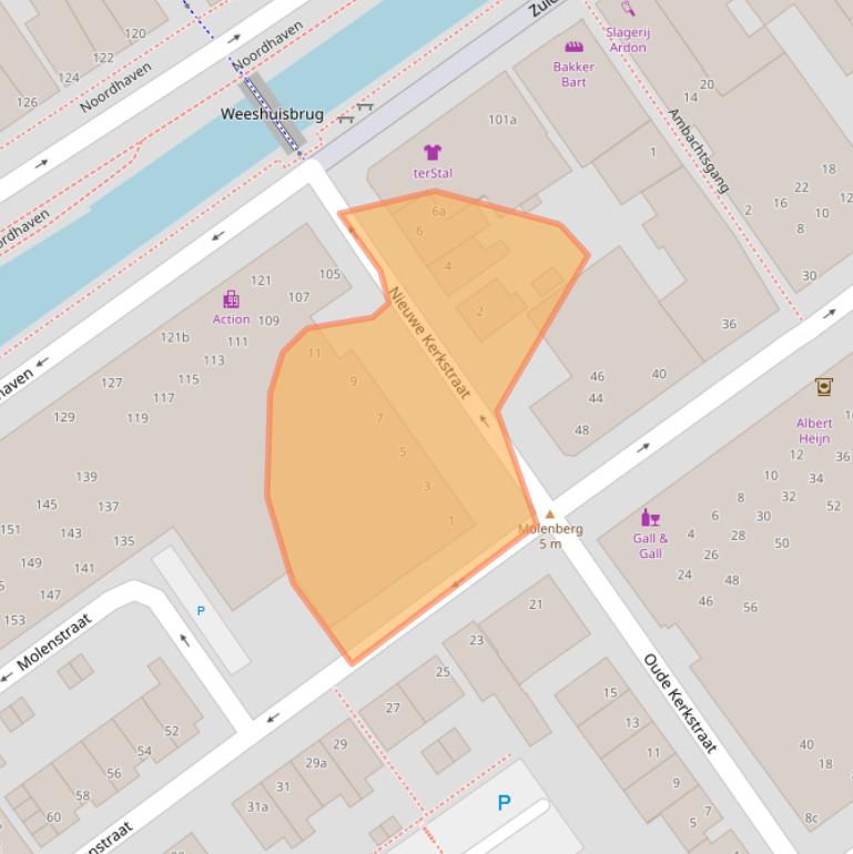 Kaart van postcodegebied 4761CP.