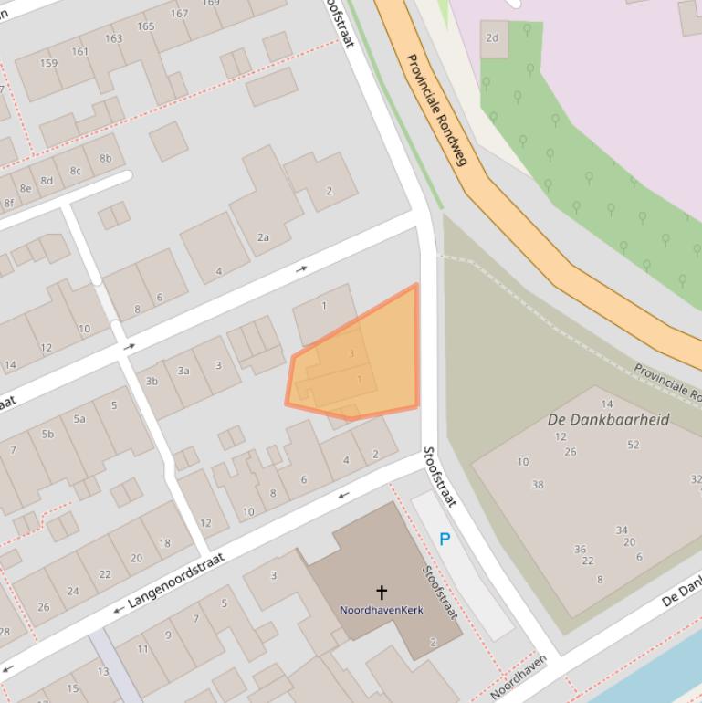 Kaart van postcodegebied 4761DE.