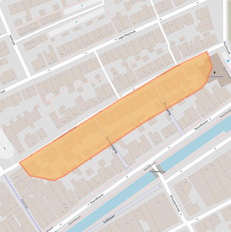 Kaart van postcodegebied 4761DJ.