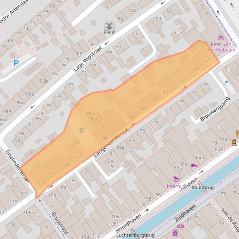 Kaart van postcodegebied 4761DP.