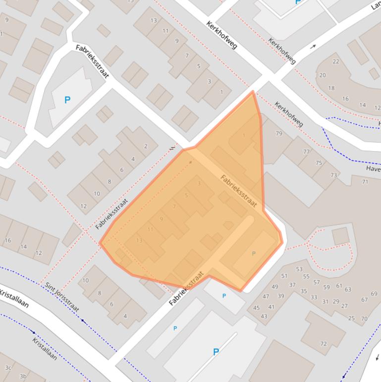 Kaart van postcodegebied 4761DS.