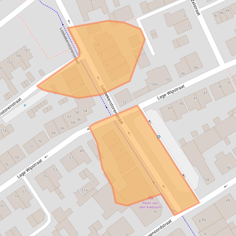 Kaart van postcodegebied 4761DV.