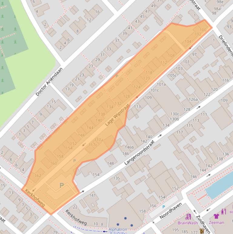 Kaart van postcodegebied 4761EE.