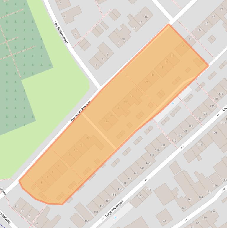 Kaart van postcodegebied 4761EH.