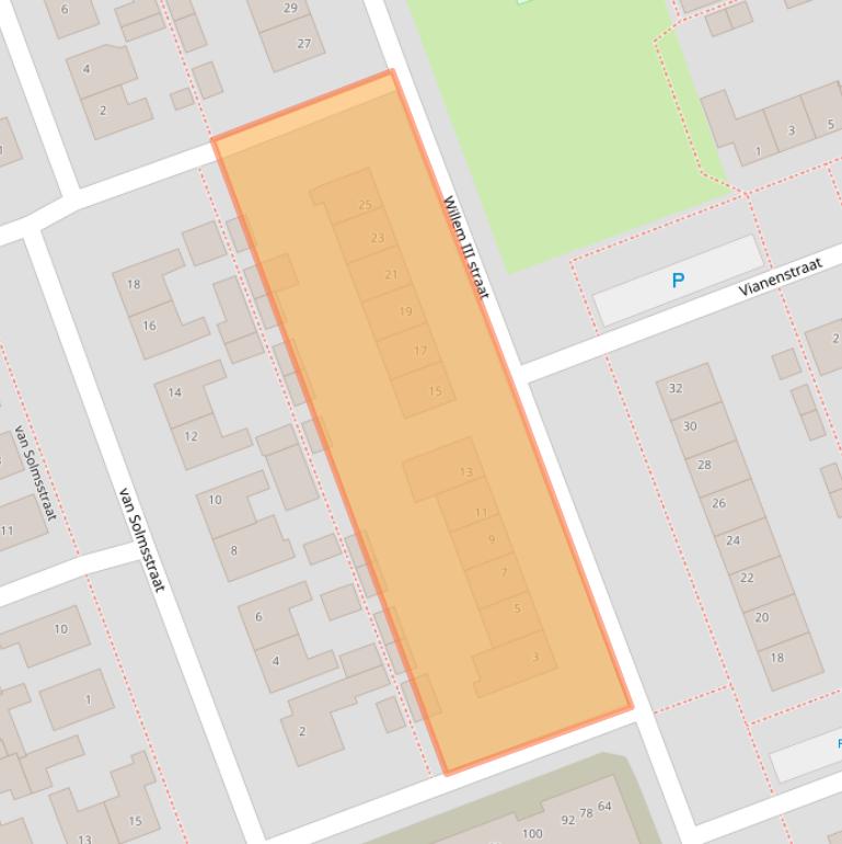 Kaart van postcodegebied 4761GA.