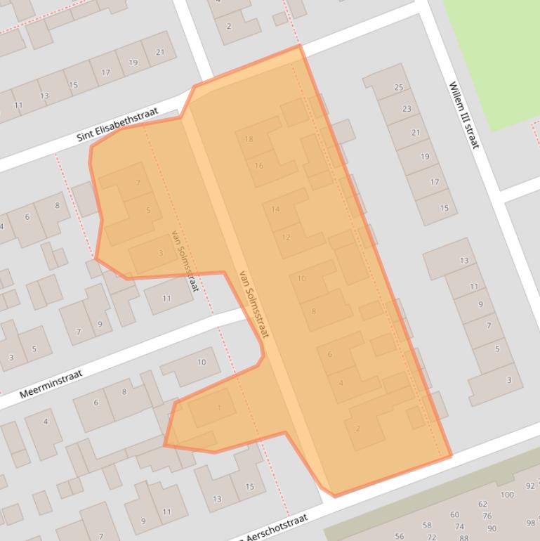 Kaart van postcodegebied 4761GG.